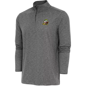 Antigua Antigua Men's Oregon Ducks Black Heather Hunk Quarter-Zip Pullover, Medium, Gray - $79.99 at DICK'S Sporting Goods
