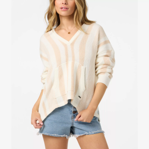 O'Neill Women's Catamaran Relaxed Sweater, XL, Tapioca