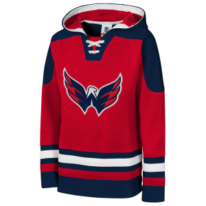 NHL Youth Washington Capitals Red Must-Have Ageless Home Pullover Hoodie, Small