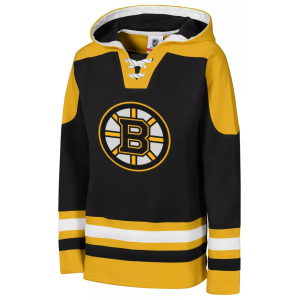 NHL Youth Boston Bruins Black Must-Have Ageless Home Pullover Hoodie, Medium