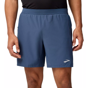 Brooks Men's Journey 7'' 2-in-1 Shorts, XL, Blue Slate