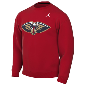 Jordan Jordan Men's New Orleans Pelicans Red Statement Logo Crewneck Sweatshirt, Large - $75.00 at DICK'S Sporting Goods