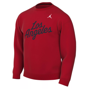 Jordan Jordan Men's Los Angeles Clippers Red Statement Logo Crewneck Sweatshirt, Small - $75.00 at DICK'S Sporting Goods