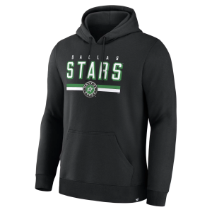 NHL Men's Dallas Stars Black Fleece Hoodie, Medium