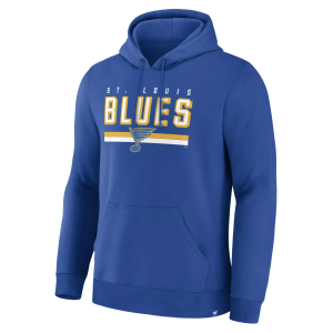 NHL Men's St. Louis Blues Blue Fleece Hoodie, Medium