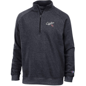 Champion Men's South Carolina Gamecocks Triumph Raglan Half-Zip Jacket, Small, Black