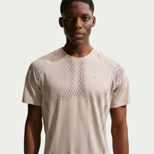 Nike Men's Dri-FIT ADV Stride T-Shirt, Large, Cream Ii
