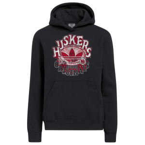 adidas Men's Nebraska Cornhuskers Black Originals Hoodie, Medium