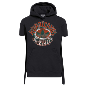 adidas Men's Miami Hurricanes Black Originals Hoodie, Large