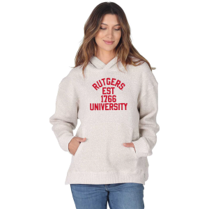 Chicka-D chicka-d Women's Rutgers Scarlet Knights Natural Spirit Fleece Weekender Pullover Hoodie, Small, Tan - $74.99 at DICK'S Sporting Goods