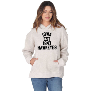 Chicka-D chicka-d Women's Iowa Hawkeyes Natural Spirit Fleece Weekender Pullover Hoodie, Small, Tan - $74.99 at DICK'S Sporting Goods