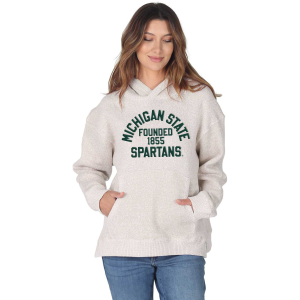 Chicka-D chicka-d Women's Michigan State Spartans Natural Spirit Fleece Weekender Pullover Hoodie, Small, Tan - $74.99 at DICK'S Sporting Goods