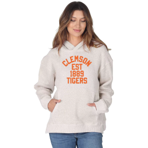 Chicka-D chicka-d Women's Clemson Tigers Natural Spirit Fleece Weekender Pullover Hoodie, Small, Tan - $74.99 at DICK'S Sporting Goods