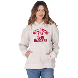 Chicka-D chicka-d Women's Wisconsin Badgers Natural Spirit Fleece Weekender Pullover Hoodie, Small, Tan - $74.99 at DICK'S Sporting Goods