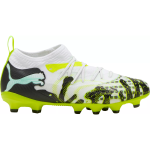 PUMA Kids' Future 9 Match Creativity FG Soccer Cleats, Size 5, Yellow/Green