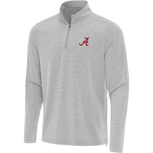 Antigua Antigua Men's Alabama Crimson Tide Grey Changeover 1/4 Zip Pullover, XL, Gray - $74.99 at DICK'S Sporting Goods