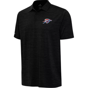 Antigua Men's Oklahoma City Thunder Black Layout Polo, Small