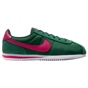 Nike Kids' Grade School Cortez Shoes, Size 4, White/Green/Pink