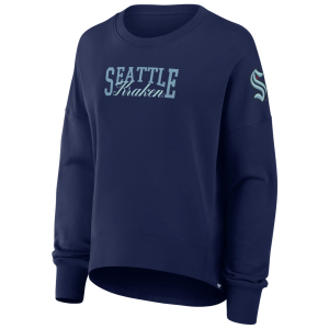 Fanatics NHL Women's Seattle Kraken Athletic Navy Foundation Script Crewneck Sweatshirt, Small, Blue - $19.97 at DICK'S Sporting Goods