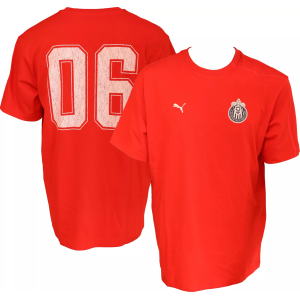 PUMA Adult Chivas Guadalajara Red Lifestyle Graphic Home Jersey, Men's, Small