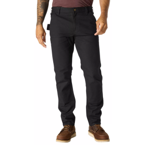 Carhartt Men's Slim Tapered Rugged Flex Duck Double-Front Dungaree, Black