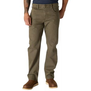 Carhartt Men's Relaxed Straight Rugged Flex Dyed Jean, Size 32, Moss