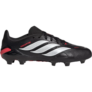 adidas Predator League Kids' FG Soccer Cleats, Size 3, Black/Red
