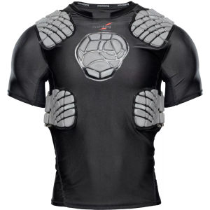 Zoombang Integrated Chest Football Shirt - Youth, Large, Black