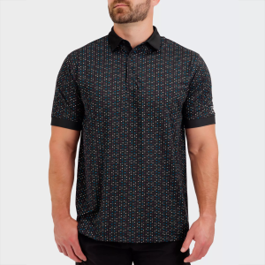 Waggle Waggle Men's Throwing Darts Golf Polo, Medium, Black - $69.00 at DICK'S Sporting Goods