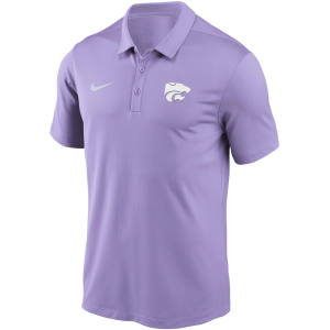 Nike Men's Kansas State Wildcats Lilac Logo Polo, XL, Purple