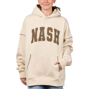 Nash Nash Adult Nashville Bone/Chocolate Campfire Oversized Pullover Hoodie, Men's, XL, White - $18.97 at DICK'S Sporting Goods