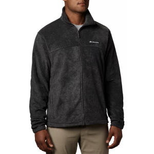 Columbia Men's Steens Mountain Full Zip 2.0 Fleece Jacket, Small, Charcoal Heather