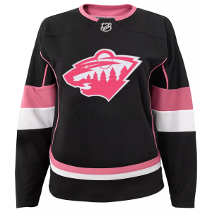 NHL Youth Minnesota Wild Kirill Kaprizov #97 Breakaway Black Premier Jersey, Medium