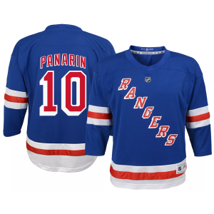 NHL Toddler New York Rangers Artemi Panarin #10 Breakaway Blue Home Replica Jersey, Boys', 3T