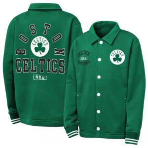 NBA Youth Boston Celtics Green Coach Jacket, Medium