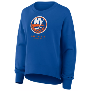 NHL Women's New York Islanders Blue Club Fleece Crew Neck Sweatshirt, Small