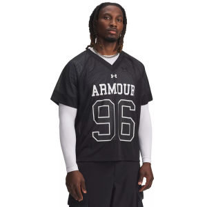Under Armour Men's Mesh Varsity Jersey, 3XL, Black/White