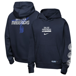 Nike Youth Dallas Mavericks Royal Graphic Club Hoodie, Small, Blue