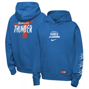 Nike Youth Oklahoma City Thunder Blue Graphic Club Hoodie, Medium