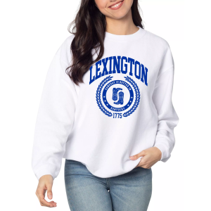 Chicka-D chicka-d Women's Lexington White College Graphic Crew Pullover Sweatshirt, Medium - $65.00 at DICK'S Sporting Goods