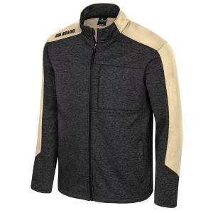 Colosseum Men's Colorado Buffaloes Black Full-Zip New Dad Jacket, Large