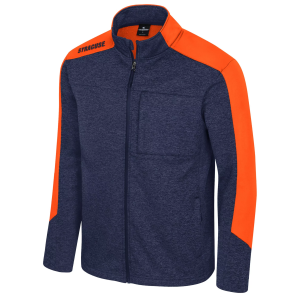 Colosseum Men's Syracuse Orange Navy Full-Zip New Dad Jacket, Small, Blue