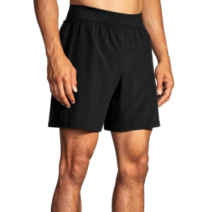 Brooks Men's Sherpa 7" Shorts, XXL, Black