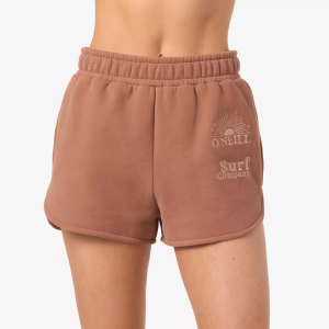 O'Neill Women's Chore Break Fleece Short, Medium, Carob Brown