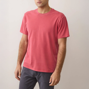 Marine Layer Men's Sueded T-Shirt, Medium, Baked Apple