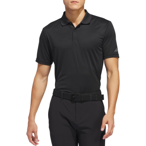 adidas Men's Short Sleeve Performance Golf Polo, XXL, Black