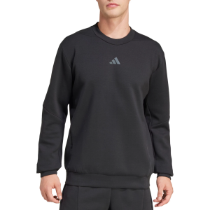 adidas Men's Designed For Training Knit Crewneck Sweatshirt, XS, Black