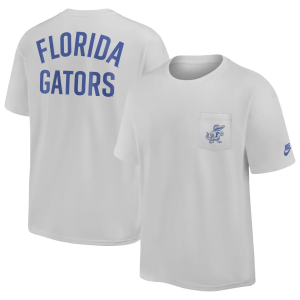 Nike Men's Florida Gators Photon Dust Max90 2-Hit Pocket T-Shirt, Small, White