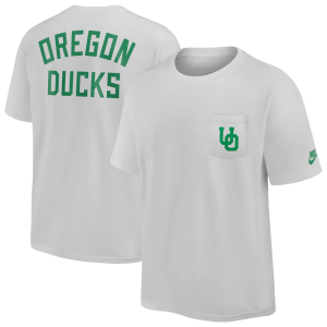Nike Men's Oregon Ducks Photon Dust 2 Hit Pocket T-Shirt, Small, White
