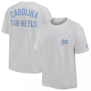 Nike Men's North Carolina Tar Heels Photon Dust 2 Hit Pocket T-Shirt, Small, White
